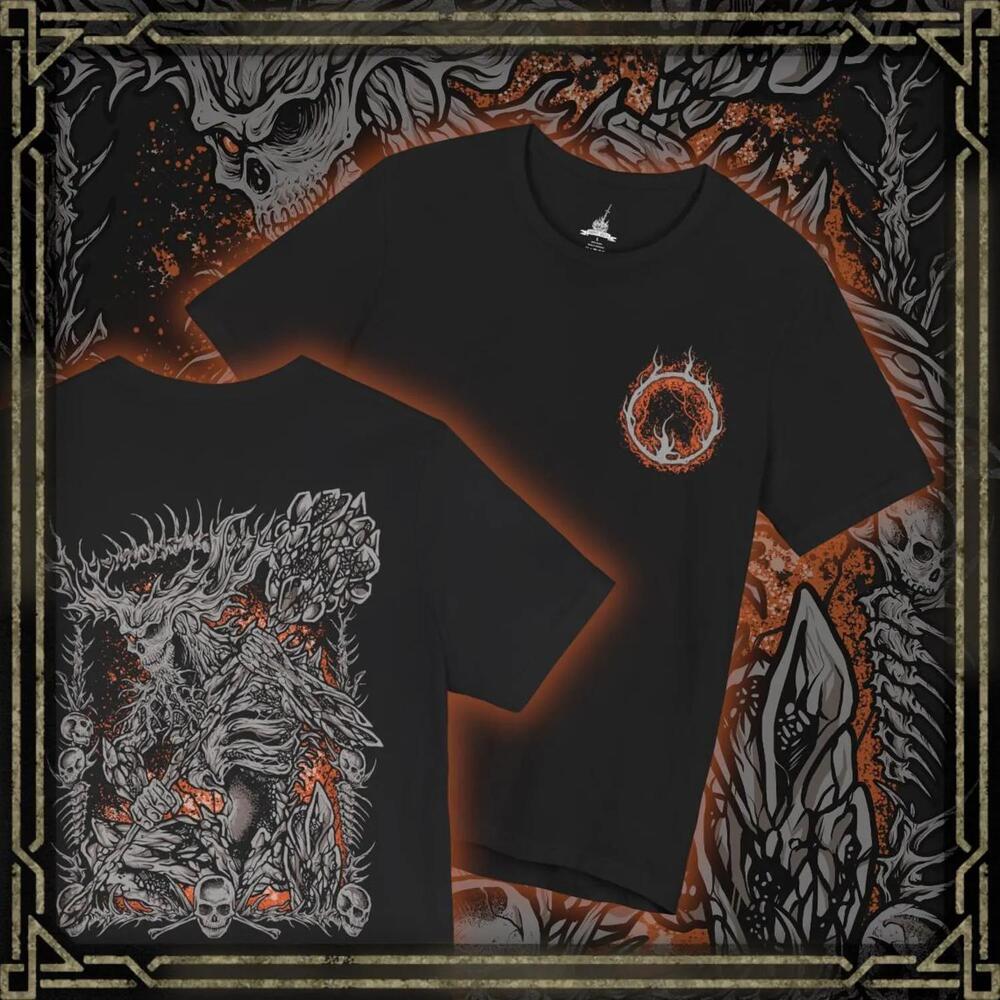 Drippy Souls Old Demon King Double-Sided T-Shirt
